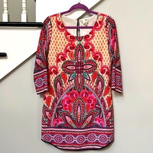 Pink Owl SM long sleeve shirt dress